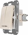 Kranz KR-78-0233 DEA Выключатель 2кл (инд) с/у 10А мех. Беж KRANZ Kranz KR-78-0233 DEA Выключатель 2кл (инд) с/у 10А мех. Беж KRANZ
