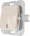 Kranz KR-78-0235 DEA Выключатель (переключатель) 1кл прох. с/у 10А мех. бежевый KRANZ