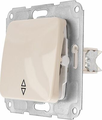 Kranz KR-78-0235 DEA Выключатель (переключатель) 1кл прох. с/у 10А мех. бежевый KRANZ