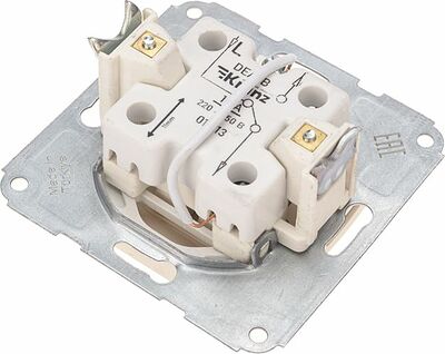 Kranz KR-78-0236 DEA Выключатель (переключатель) 1кл прох. (инд) с/у 10А мех. бежевый KRANZ