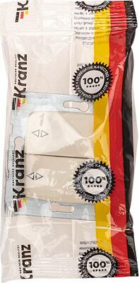 Kranz KR-78-0237 DEA Выключатель (переключатель) 2кл прох. с/у 10А мех. бежевый KRANZ