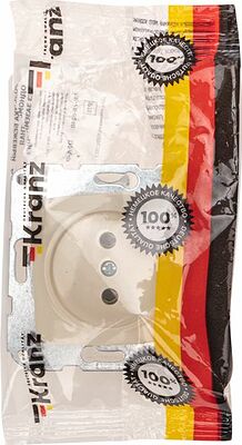 Kranz KR-78-0240 DEA Розетка 1-ая б/з с/у 10А мех. Беж KRANZ