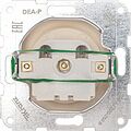 Kranz KR-78-0244 DEA Розетка 1-ая керамика б/з с/у 10А мех. Беж KRANZ