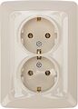 Kranz KR-78-0248 DEA Розетка 2-ая с/з с/у 16А Беж KRANZ Kranz KR-78-0248 DEA Розетка 2-ая с/з с/у 16А Беж KRANZ