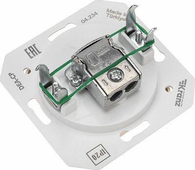 Kranz KR-78-0251 DEA Розетка TV Проходная с/у мех. Беж KRANZ