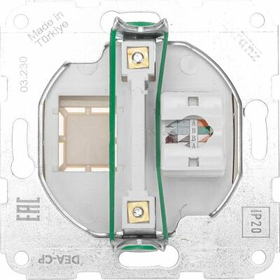 Kranz KR-78-0253 DEA Розетка Компьютер RJ45 с/у мех. Беж KRANZ