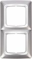 Kranz KR-78-0286 DEA Рамка 2-я горизонтальная Серебряный металлик KRANZ Kranz KR-78-0286 DEA Рамка 2-я горизонтальная Серебряный металлик KRANZ