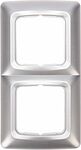Kranz KR-78-0286 DEA Рамка 2-я горизонтальная Серебряный металлик KRANZ