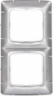 Kranz KR-78-0286 DEA Рамка 2-я горизонтальная Серебряный металлик KRANZ