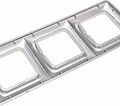 Kranz KR-78-0288 DEA Рамка 4-я горизонтальная Серебряный металлик KRANZ Kranz KR-78-0288 DEA Рамка 4-я горизонтальная Серебряный металлик KRANZ