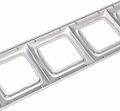 Kranz KR-78-0289 DEA Рамка 5-я горизонтальная Серебряный металлик KRANZ Kranz KR-78-0289 DEA Рамка 5-я горизонтальная Серебряный металлик KRANZ