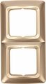 Kranz KR-78-0316 DEA Рамка 2-я горизонтальная Золотой Металлик KRANZ Kranz KR-78-0316 DEA Рамка 2-я горизонтальная Золотой Металлик KRANZ
