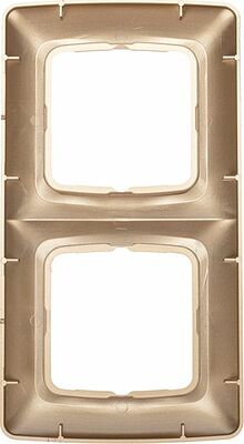 Kranz KR-78-0316 DEA Рамка 2-я горизонтальная Золотой Металлик KRANZ