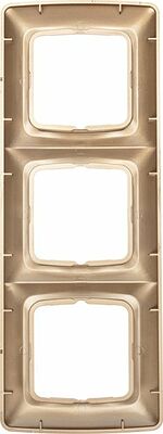 Kranz KR-78-0317 DEA Рамка 3-я горизонтальная Золотой Металлик KRANZ