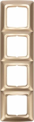 Kranz KR-78-0318 DEA Рамка 4-я горизонтальная Золотой Металлик KRANZ