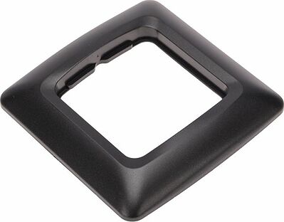 Kranz KR-78-0345 DEA Рамка 1-я горизонтальная Черный Металлик KRANZ