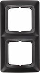Kranz KR-78-0346 DEA Рамка 2-я горизонтальная Черный Металлик KRANZ