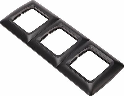 Kranz KR-78-0347 DEA Рамка 3-я горизонтальная Черный Металлик KRANZ
