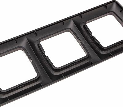Kranz KR-78-0347 DEA Рамка 3-я горизонтальная Черный Металлик KRANZ