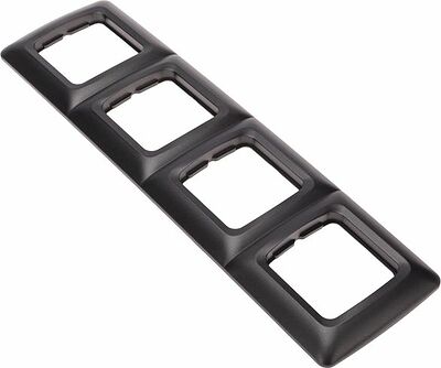 Kranz KR-78-0348 DEA Рамка 4-я горизонтальная Черный Металлик KRANZ