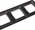 Kranz KR-78-0348 DEA Рамка 4-я горизонтальная Черный Металлик KRANZ Kranz KR-78-0348 DEA Рамка 4-я горизонтальная Черный Металлик KRANZ