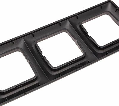 Kranz KR-78-0348 DEA Рамка 4-я горизонтальная Черный Металлик KRANZ