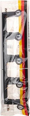 Kranz KR-78-0348 DEA Рамка 4-я горизонтальная Черный Металлик KRANZ