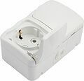Kranz KR-78-0606 Блок горизонтальный 2 розетки Mini OG IP54 с/з, о/у, белый KRANZ Kranz KR-78-0606 Блок горизонтальный 2 розетки Mini OG IP54 с/з, о/у, белый KRANZ