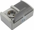 Kranz KR-78-0613 Блок горизонтальный 2 розетки INDUSTRIAL IP54 с/з, о/у, серый KRANZ