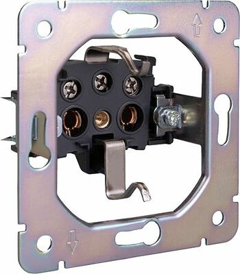 Kranz KR-78-0701-6 Розетка STRONG 1-ая с/з с/у, со шторками 16А графит KRANZ
