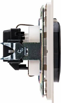 Kranz KR-78-0702-4 Розетка STRONG 1-ая с/з с/у, со шторками и крышкой 16А жемчуг KRANZ