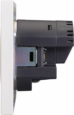 Kranz KR-78-0704-4 Розетка STRONG 1-ая с/з с/у з/ш 16А с USB A+C быстрой зарядки 5В/3А жемчуг KRANZ