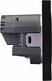 Kranz KR-78-0704-5 Розетка STRONG 1-ая с/з с/у з/ш 16А с USB A+C быстрой зарядки 5В/3А антрацит KRANZ Kranz KR-78-0704-5 Розетка STRONG 1-ая с/з с/у з/ш 16А с USB A+C быстрой зарядки 5В/3А антрацит KRANZ
