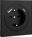 Kranz KR-78-0704-5 Розетка STRONG 1-ая с/з с/у з/ш 16А с USB A+C быстрой зарядки 5В/3А антрацит KRANZ Kranz KR-78-0704-5 Розетка STRONG 1-ая с/з с/у з/ш 16А с USB A+C быстрой зарядки 5В/3А антрацит KRANZ