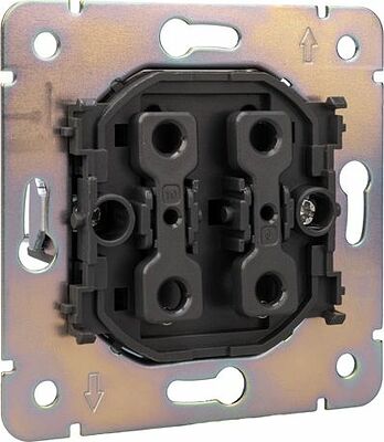 Kranz KR-78-0705-6 Выключатель STRONG 1 кл 10А с/у графит KRANZ