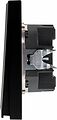 Kranz KR-78-0706-5 Выключатель STRONG 2 кл 10А с/у антрацит KRANZ