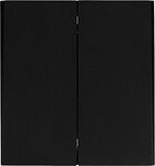 Kranz KR-78-0706-5 Выключатель STRONG 2 кл 10А с/у антрацит KRANZ