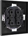 Kranz KR-78-0706-5 Выключатель STRONG 2 кл 10А с/у антрацит KRANZ