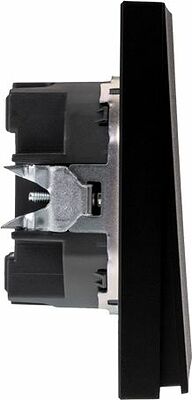 Kranz KR-78-0708-5 Выключатель STRONG 1 кл проходной (переключатель) 10А с/у антрацит KRANZ