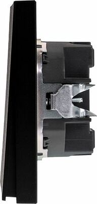 Kranz KR-78-0709-5 Выключатель STRONG 2 кл проходной (переключатель) 10А с/у антрацит KRANZ