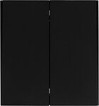 Kranz KR-78-0709-5 Выключатель STRONG 2 кл проходной (переключатель) 10А с/у антрацит KRANZ
