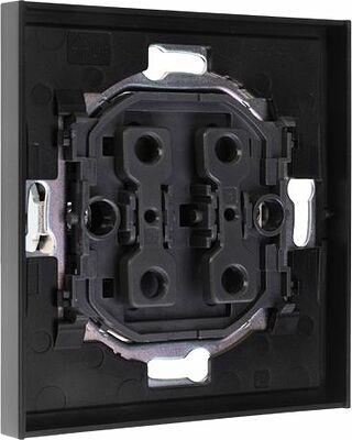 Kranz KR-78-0709-5 Выключатель STRONG 2 кл проходной (переключатель) 10А с/у антрацит KRANZ