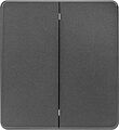 Kranz KR-78-0711-2 Выключатель ROUND 2 кл для жалюзи возвратный 10А с/у титан KRANZ Kranz KR-78-0711-2 Выключатель ROUND 2 кл для жалюзи возвратный 10А с/у титан KRANZ