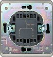 Kranz KR-78-0711-3 Выключатель ROUND 2 кл для жалюзи возвратный 10А с/у оникс KRANZ Kranz KR-78-0711-3 Выключатель ROUND 2 кл для жалюзи возвратный 10А с/у оникс KRANZ