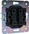 Kranz KR-78-0711-4 Выключатель STRONG 2 кл для жалюзи возвратный 10А с/у жемчуг KRANZ