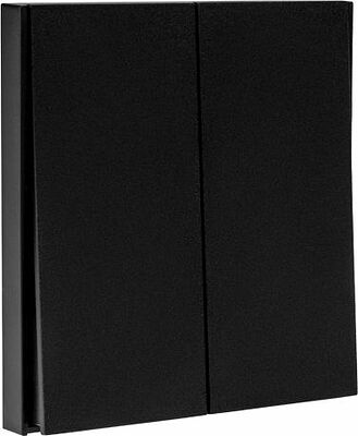 Kranz KR-78-0711-5 Выключатель STRONG 2 кл для жалюзи возвратный 10А с/у антрацит KRANZ