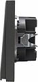Kranz KR-78-0711-6 Выключатель STRONG 2 кл для жалюзи возвратный 10А с/у графит KRANZ Kranz KR-78-0711-6 Выключатель STRONG 2 кл для жалюзи возвратный 10А с/у графит KRANZ