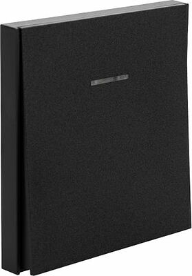 Kranz KR-78-0713-5 Выключатель STRONG 1 кл с подсветкой 10А с/у антрацит KRANZ