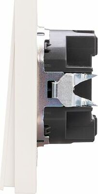 Kranz KR-78-0714-4 Выключатель STRONG 2 кл с подсветкой 10А с/у жемчуг KRANZ