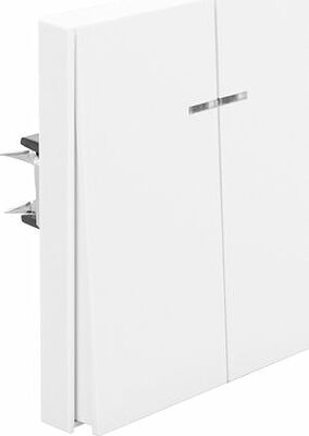 Kranz KR-78-0714-4 Выключатель STRONG 2 кл с подсветкой 10А с/у жемчуг KRANZ